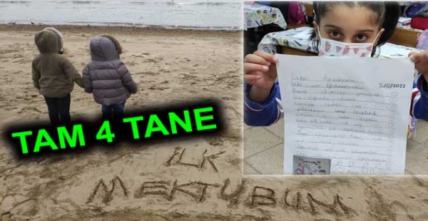 ​İLK MEKTUPLARINI YAZDILAR