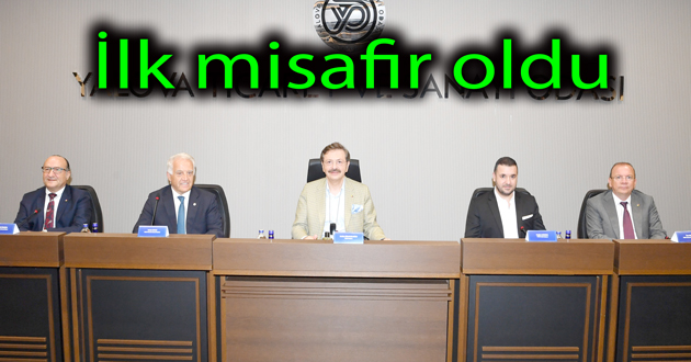 İlk misafir Hisarcıklıoğlu