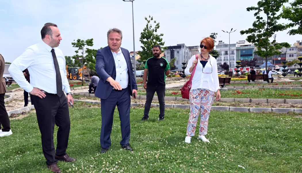 İNKILAP PARK MODERNİZE EDİLİYOR