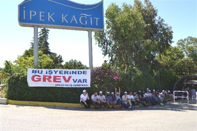 İPEK KAĞIT'TA GREV BİTTİ