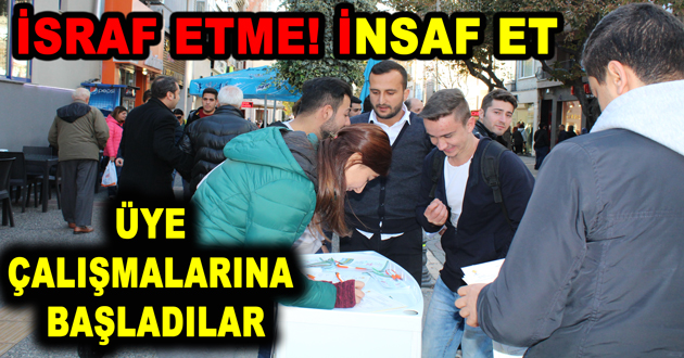 İSRAF ETME! İNSAF ET