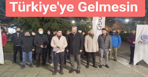 İSRAİL CUMHURBAŞKANI TÜRKİYE YE GELMESİN