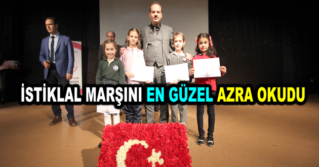 İSTİKLAL MARŞINI EN GÜZEL AZRA OKUDU