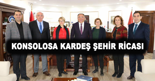 İSVEÇ KONSOLOSUNA KARDEŞ ŞEHİR RİCASI