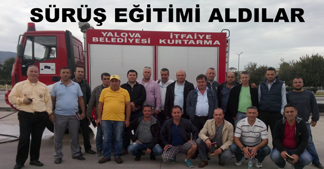 İtfaiye Ekibi İleri Sürüş Teknikleri Eğitimi Aldılar
