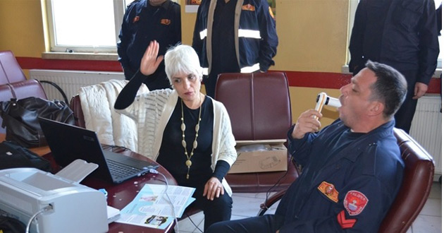 İTFAİYE KOAH TESTİNDEN GEÇTİ