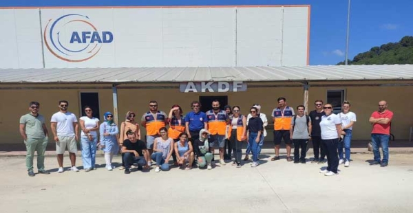 İTFAİYECİLER EĞİTİM ALDI