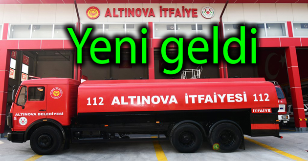 ​İtfaiyede 5 araç oldu