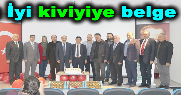İyi kivi üretenlere sertifika