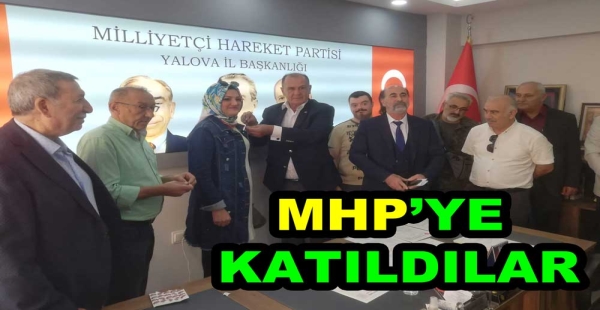 İYİ PARTİDEN İSTİFA ETTİ MHP’YE GEÇTİLER