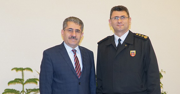 Jandarma Komutanından Rektör Cebeci’ye Ziyaret