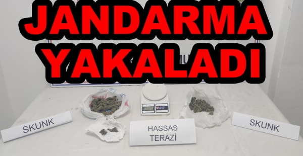 JANDARMA UYUŞTURUCU YAKALADI
