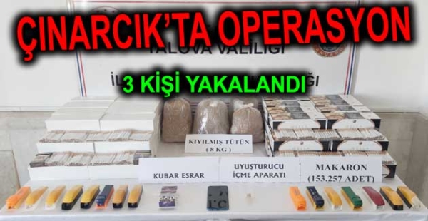 ​JANDARMADAN ÇINARCIK’TA OPERASYON