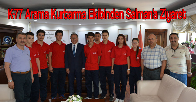 K-77 Arama Kurtarma Ekibinden Salman'a Ziyaret