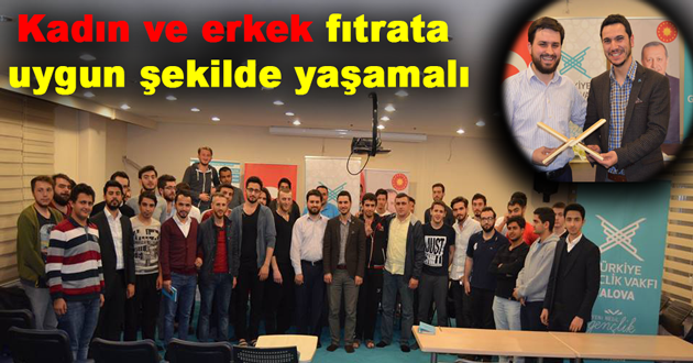 Kadın ve erkek fıtrata uygun şekilde yaşamalı