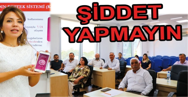 KADINA ŞİDDETTE KADES KULLANIN