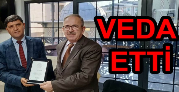 KADİR HOCA’YA VEDA YEMEĞİ