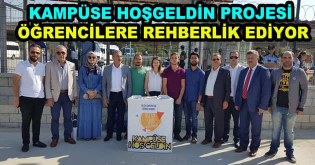 KAMPÜSE HOŞGELDİN PROJESİ ÖĞRENCİLERE REHBERLİK EDİYOR