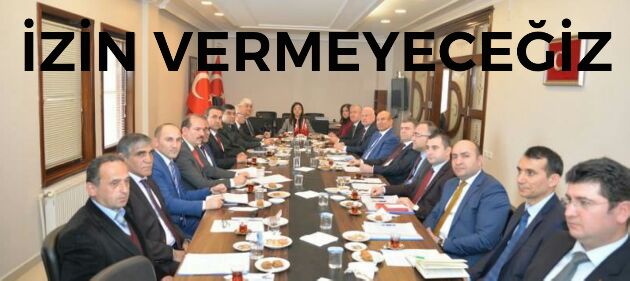 KAMU DÜZENİNİN BOZULMASINA İZİN VERMEYECEĞİZ