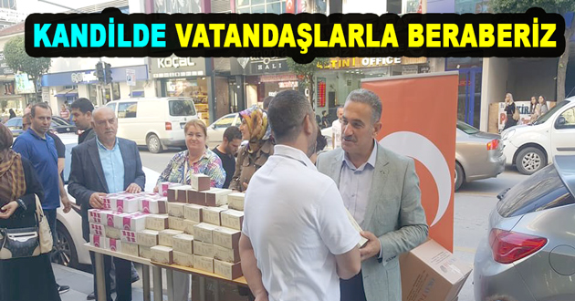 KANDİLDE VATANDAŞLARLA BERABERİZ
