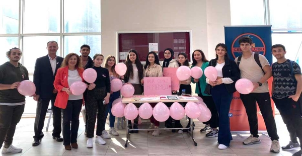 KANSER İÇİN PEMBE KURDELA
