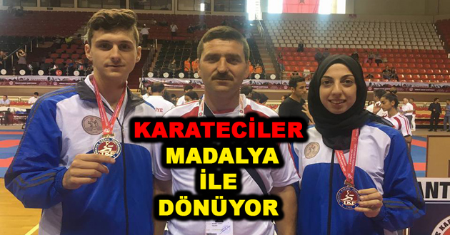 KARATECİLER MADALYA İLE DÖNÜYOR