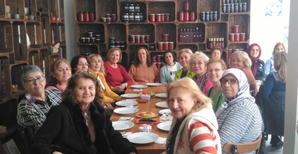 KATFA-DER KADIN KOOPERATİFİNE ZİYARET ETTİ