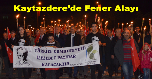 Kaytazdere’de Fener Alayı