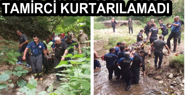 KEPÇE TAMİRCİSİ KURTARILAMADI