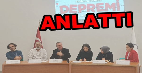 KIRTAY YALOVA DEPREMİNİ İSTANBUL’DA ANLATTI