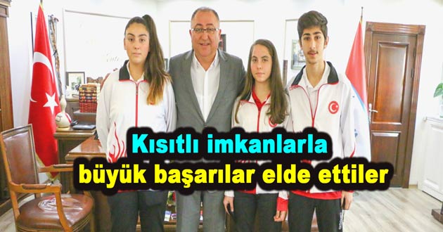 Kısıtlı imkanlarla büyük başarılar elde ettiler