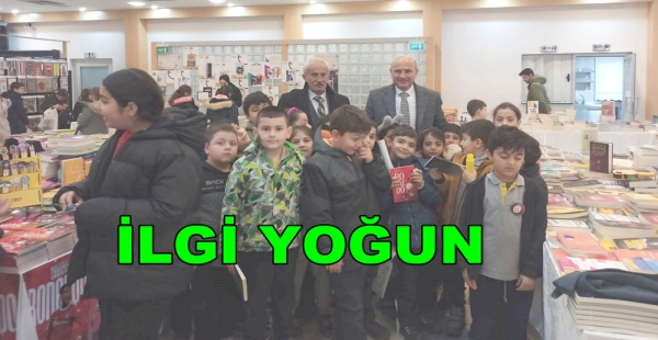 KİTAP FUARINA YOĞUN İLGİ