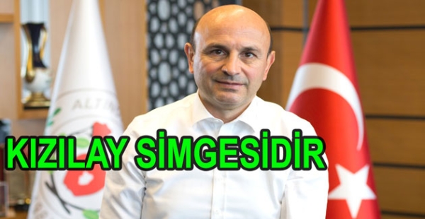 KIZILAY YARDIMSEVERLİĞİN SİMGESİDİR