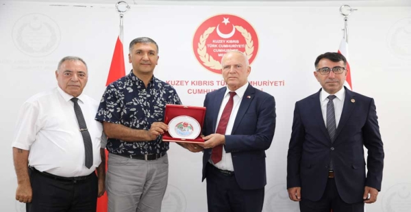 KKTC MECLİS BAŞKANI İLE GÖRÜŞTÜLER