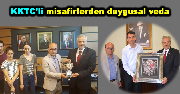 KKTC’li misafirlerden duygusal veda
