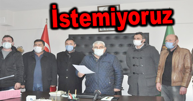 Kocadere ye çöp merkezi istemiyoruz