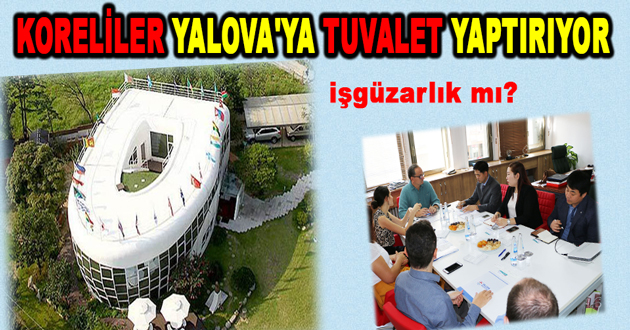 KORELİLER YALOVA'YA TUVALET YAPTIRIYOR
