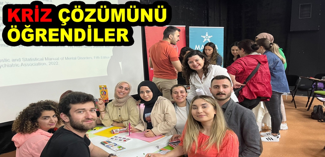 KRİZ ANINDA ÇÖZÜMÜ ÖĞRENDİLER