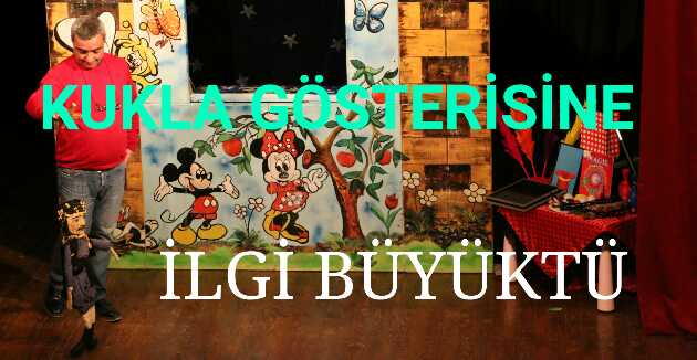 KUKLA GÖSTERİSİNDE ÇOCUKLARIMIZ DOYASIYA EĞLENDİ