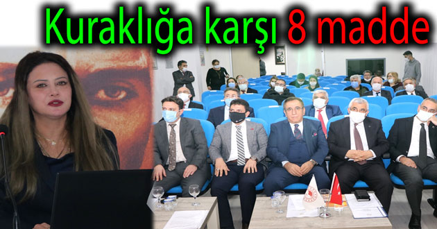 Kuraklığa karşı 8 madde açıklandı