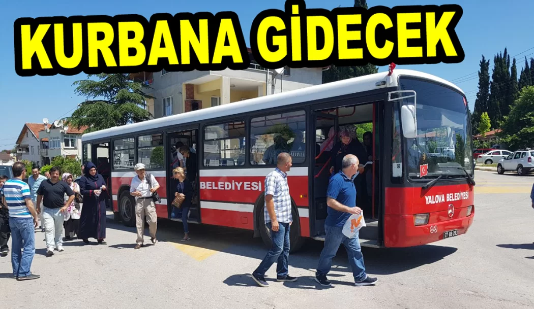 KURBAN PAZARI SERVİSLERİ BAŞLIYOR