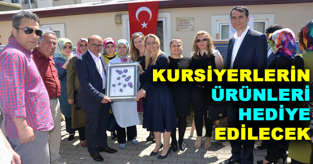 KURSİYERLERİN ÜRÜNLERİ HEDİYE EDİLECEK