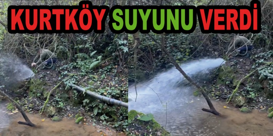 KURTKÖY’DEN YALOVA’YA SU VERİLDİ