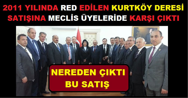 Kurtköy Deresinin Satışına Meclis Üyeleri Tepki Gösterdi  