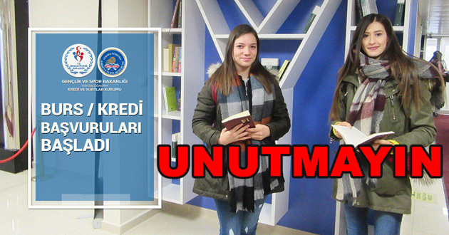 KYK burs başvuruları başladı