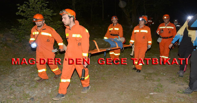MAG-DER 'DEN  GECE TATBİKATI