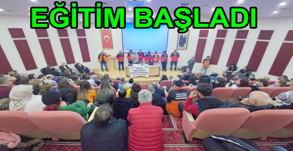 MAGDER EĞİTİME BAŞLADI