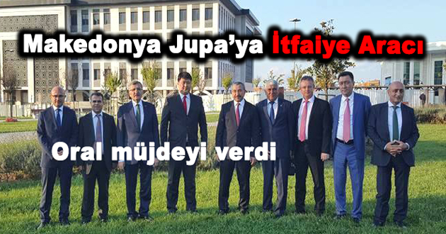 Makedonya Jupa’ya İtfaiye Aracı
