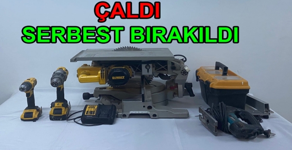 MARONGOZUN ALETLERİNİ ÇALDI YAKALANDI