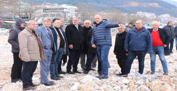 Meclis üyeleri Çınarcık ta